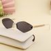 New Diamond Cut Frameless Sunglasses For Women, Diamond Studded Sunglasses, Sun Protection Diamond Frame Glasses For Women, Shades_viptrois.com
