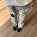 Men's Clothing Retro Tie Dye Towel Embroidery Flared Jeans Niche Design Loose Straight Vibe Trousers_viptrois.com
