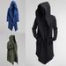 Einfarbiger, Modischer, Übergroßer, Langer Herrenmantel, Extra Langer Trenchcoat, Großer Hut Zum Filmen_viptrois.com