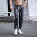 Men's clothing pants patchwork loose daily wear with straight leg outdoor pants_viptrois.com