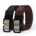 Nylon Belt Toothless Automatic Buckle Men's Casual Belt Outdoor Breathable All Match Belt Middle Aged Young Men And Women Trend_viptrois.com