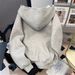 Men's Clothing High Street Double Zipper Hooded Sweatshirt Men And Women Spring And Autumn Design Trendy Brand Jacket Coat Top_viptrois.com