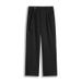 Men's Classic Straight Leg Dress Pants - Relaxed Fit Wide Leg Trousers With Belt Loops For Casual & Business Wear (Black, Brown, Gray)_viptrois.com