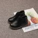 Girls Martin Boots 2022 Spring and Autumn New Boys' Ankle Boots British Solid Color Single Boots with Cotton Warm Boots_viptrois.com