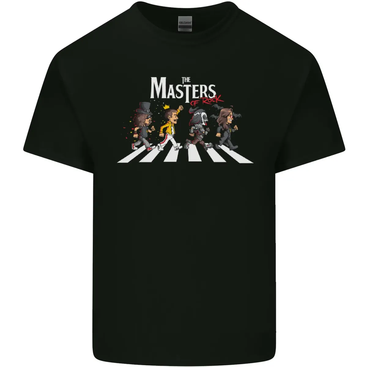 Masters Of Rock Band Music Heavy Metal Mens Cotton T-Shirt Mens Womens Tees Top Tee Top_viptrois.com