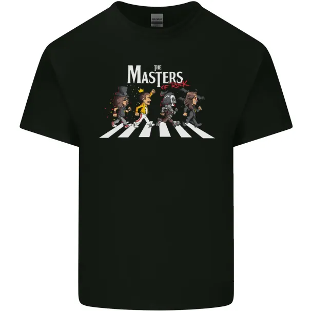 Masters Of Rock Band Music Heavy Metal Mens Cotton T-Shirt Mens Womens Tees Top Tee Top_viptrois.com