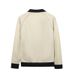 "Men's Japanese-Inspired Contrast Panel Jacket – Lightweight Polyester With Zippered Pockets (Black/Apricot, M-3XL)"_viptrois.com