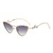 New Cat Eye Diamond Studded Sunglasses INS Celebrities' Same Style Personalized Fashion Sunglasses_viptrois.com