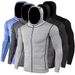 Men's Clothing autumn and winter sports jackets fitness running training long sleeves zipper casual hoodie quick-drying jacket_viptrois.com