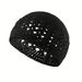 Unisex Hand-crocheted cotton knitted hats Men's and women's wig hats hollowed out breathable Muslim hats_viptrois.com