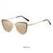 Color-changing Anti-blue Glasses, Photosensitive Cat Eye Flat Glasses, Student Myopia Glasses, Fashionable Retro Street Shot Glasses Frames_viptrois.com
