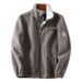 Pulse 8789 Norwegian Cold-Resistant Thickened Fleece Winter Plus Size Men's Fleece-Lined Stand Collar Jacket_viptrois.com