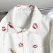 Men's Clothing Lip Print Shirt Men's Long Sleeve Spring And Autumn Brand Loose Jacket Design Sense Printing Couple Men And Women Casual Shirt_viptrois.com
