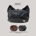Autumn Winter Design New Leather Cat Ear Sweet Cute Warm Versatile Photo Shoot Beret Hat_viptrois.com