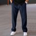 Men's Clothing Men's Casual Sports Pants Style Straight Leg Loose Fitting Cargo Pants For Formal & Casual For Men_viptrois.com