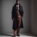 Men's Clothing Woolen Coat European And American Super Long Coat Over Knee Fashionable_viptrois.com