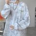 Men's Clothing Autumn New Embroidered Sports Suit For Men Tie Dye Trendy High Street Sweater Large Size_viptrois.com