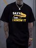Saxophone Saxy And I Know It Sax Player Baseball Cap Snapback Caps Knitted Hat Streetwear Graphic Stretched Unisex Summer Breathable_viptrois.com