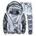 Men's Clothing Autumn and winter men's velvet sports and leisure suits men's camouflage fashion hooded thickened warm sweatshirt two-piece set_viptrois.com