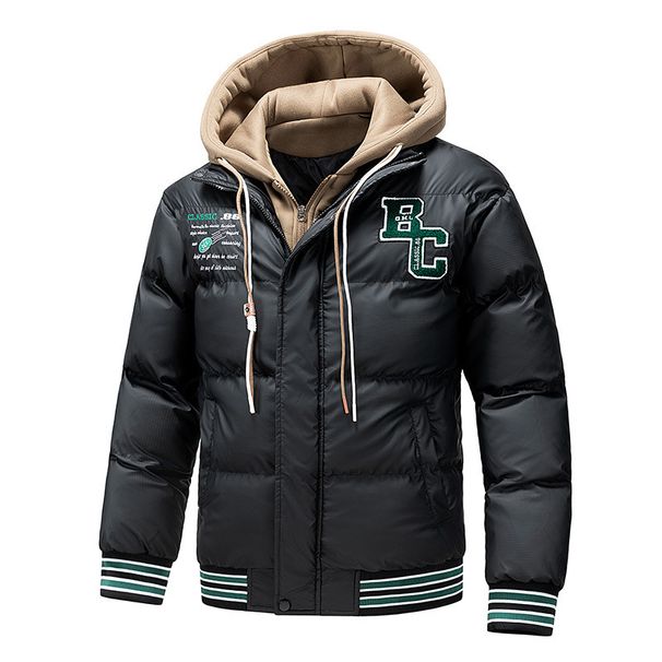 Winter New Cotton Clothes Men's Loose Thickened Warm Couple Hooded Cotton-padded Jacket_viptrois.com