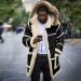 Men's Fur 2022 New Winter Thick Coat Men Suede Cotton Lamb Hooded Jacket s Punk Warm Leather with Plush Inside_viptrois.com
