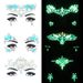 Halloween Edm Electronic Music Festival Face Stickers Eyebrow Stickers Diamond Resin Diamond Carnival Diamond Stickers Masquerade Face Decoration_viptrois.com