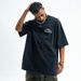 American Street Style Washed Vintage Print Loose Cotton Short Sleeve T-Shirt Unisex Trendy Top_viptrois.com