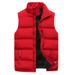 Men's Jacket Winter Warm Coats For Men Thickened Stand Collar Down Vest Oversized Jackets Puffer Vest Sleeveless Zipper Coat_viptrois.com