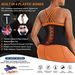 Ladies' Fitness Yoga Waist Belt with Three Rows Zipper Waist Strap Explosive Sweat Plastic Waist and Sports Waist Strap_viptrois.com