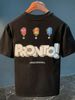 Short T-shirt Summer New Trendy Brand Casual American Trend Men's Round Neck Loose Half Sleeved Printed Thin Top_viptrois.com