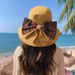 Sunshade Women's Spring And Summer Korean Version Versatile Large Brim Fisherman Travel Foldable Ethnic Pattern Sun Hat_viptrois.com