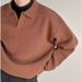 Korean Style Lapel Sweater – Men’s Casual Polo Collar Knitwear For Autumn & Winter, Relaxed & Sophisticated Outerwear_viptrois.com