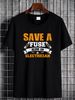 Save A Fuse Blow An Electrician Funny Quote Sayings Gifts Vintage Men's T-Shirt Unisex Fashion Top For Everyday Wear Homme Graphic Soft Stretched_viptrois.com