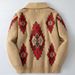 Men's Clothing, Autumn And Winter Long-sleeved Retro Jacquard Sweater, Lapel Sweater And Coat Men_viptrois.com