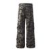 Loose Wide-Leg Camouflage Cargo Men Multi-Pocket Design Sense Denim Straight-Leg Pants High Street Vibe Trend_viptrois.com