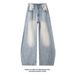 Men's Bamboo Joint Washed Curved Jeans Loose Wide Leg Casual Trousers Mid Waist Straight Pants Autumn Style High Street Vibe Black Blue_viptrois.com