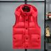 Men's Clothing Cotton Vest, Fashionable Korean Style Casual Outerwear, Loose Fit Warm Sleeveless Jacket For Autumn/Winter, Multiple Colors & Sizes_viptrois.com