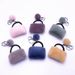 Bag Charm Candy Color Bag Keychain Cute Plush Car Keychain Creative Couple Pendant Gift Fur Ball Hanging Accessories_viptrois.com