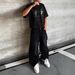 Men's Clothing Cherry Blossom Print Men And Women Spring Casual Trousers Hip Hop Y2K_viptrois.com