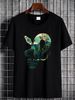Boho Ball Python Cool Forest Unisex T-shirt Designer Clothes Summer Versatile Breathable Streetwear Top For Everyday Wear Stylish Casual Stretched_viptrois.com