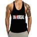Men's Clothing Fitness Brothers Muscle Loose Casual Sports Basketball Running I Shaped Vest Cotton_viptrois.com