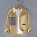 Shirt Long Sleeved Men's Loose Casual New Trend Spring And Autumn Men's Shirt Jacket_viptrois.com