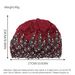 Embroidered Lace Summer Hat – Breathable & Beaded Headscarf For Women (Elegant White, Fashionable Mother’s Style)_viptrois.com