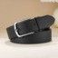 Men's Belts new men's retro simple all-match jeans genuine leather belt buckle head two-color belt_viptrois.com
