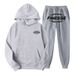 Men's Clothing Street Trend FINESSE Creative Letter Print Men And Women Sweatshirt Suit_viptrois.com