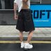 Summer New Denim Raw Color Men's Loose Straight Mid-length Casual Wide-leg Quarter-length Shorts_viptrois.com