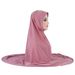 Simple large solid color gauze scarf light plate Malay hood Arab hat H321_viptrois.com