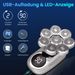 Electric Head Shaver For Men 8D Upgraded 6-in-1 Bald Waterproof Wet/Dry Razor_viptrois.com
