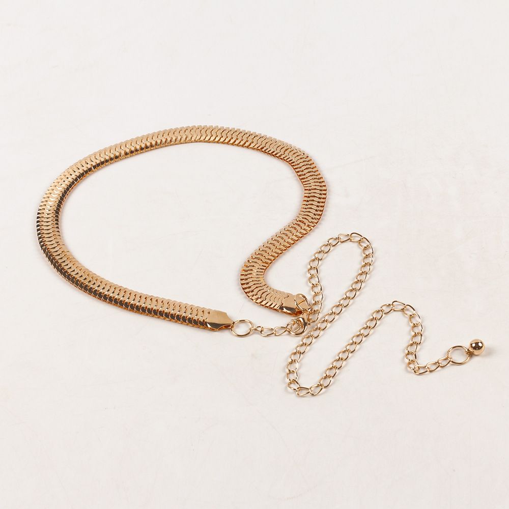 LUXE LINK - High-End Titanium Steel Waist Chain (Fashion Body Jewelry, Skirt Decoration Chain, Women's Clothing Accessory)_viptrois.com