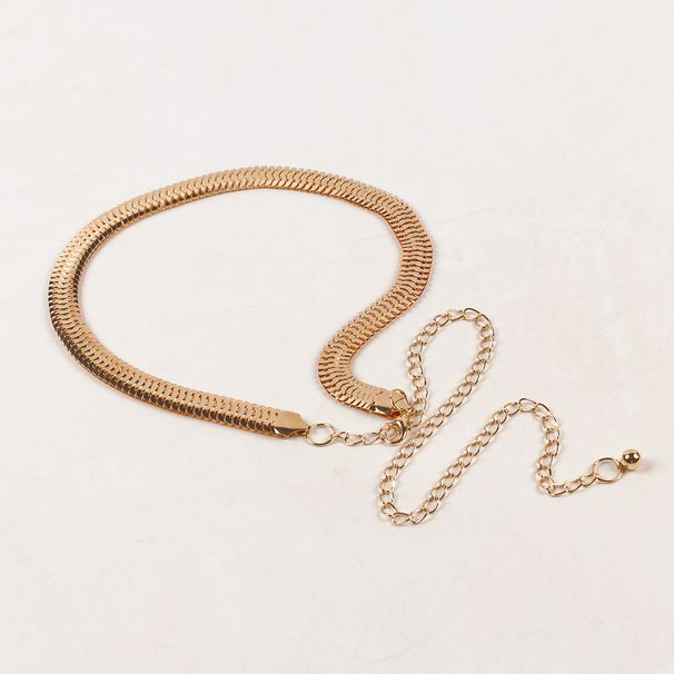LUXE LINK - High-End Titanium Steel Waist Chain (Fashion Body Jewelry, Skirt Decoration Chain, Women's Clothing Accessory)_viptrois.com